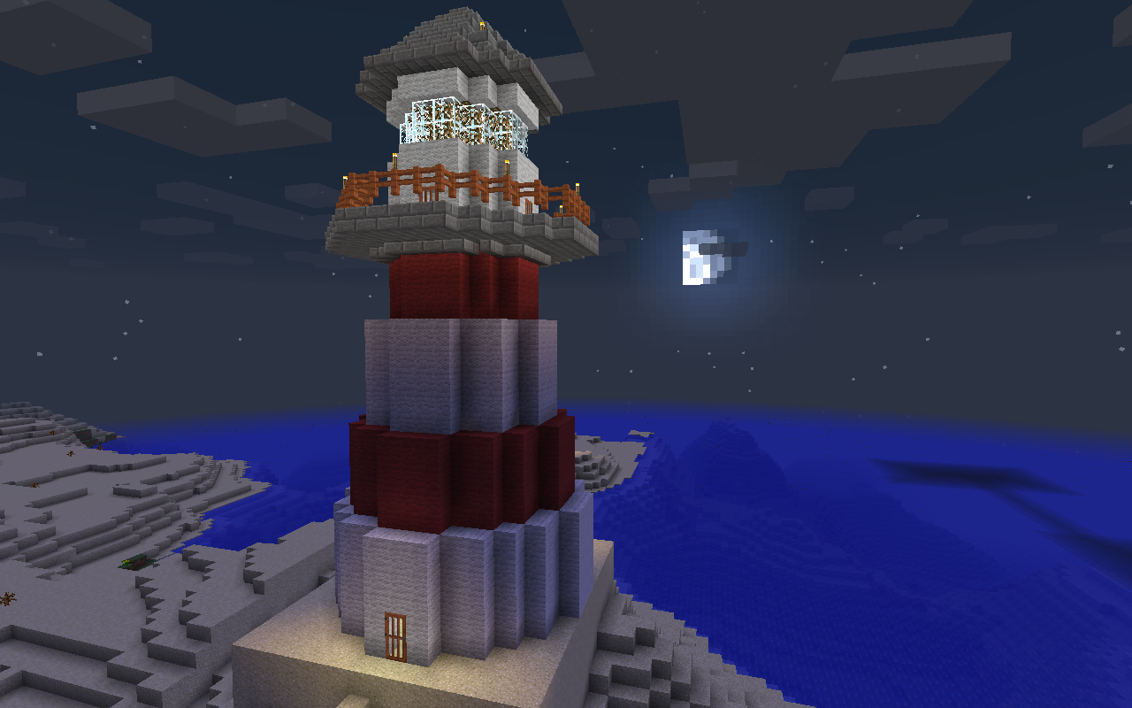 Minecraft 海には必須の建物 灯台を建てる Hiro流ゲームライフ